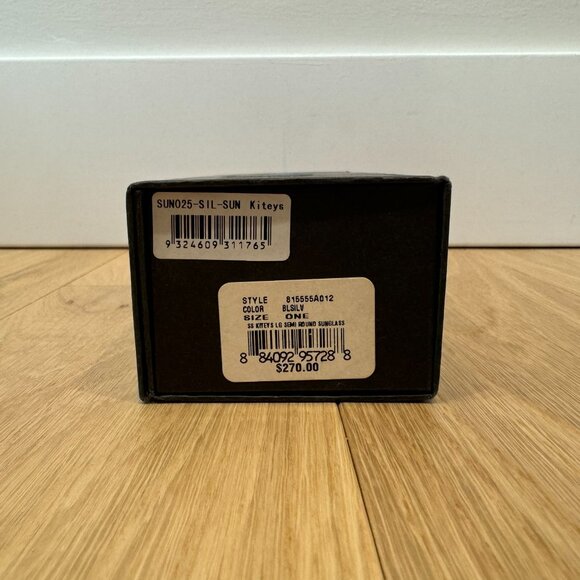 Sunday Somewhere Kiteys Semi Round Sunglasses Black NEW 025-SIL - Picture 8 of 8